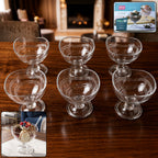 ALVENZA Unbreakable Creamy Dessert Bowls – Elegant, Durable & Crystal Clear