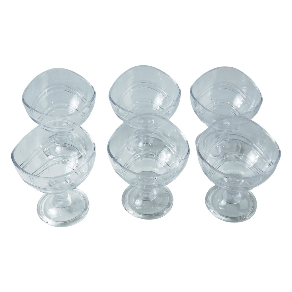 ALVENZA Unbreakable Creamy Dessert Bowls – Elegant, Durable & Crystal Clear