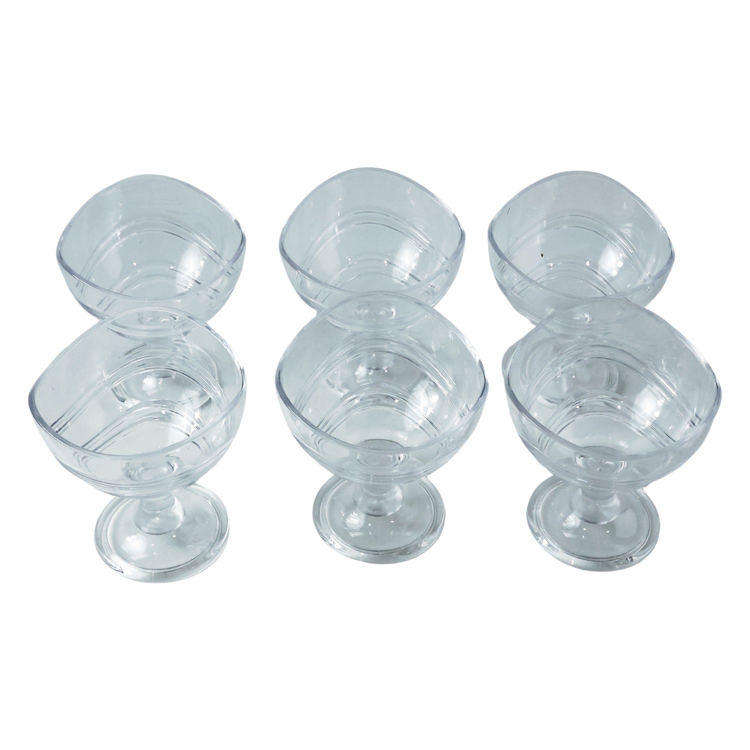 ALVENZA Unbreakable Creamy Dessert Bowls – Elegant, Durable & Crystal Clear