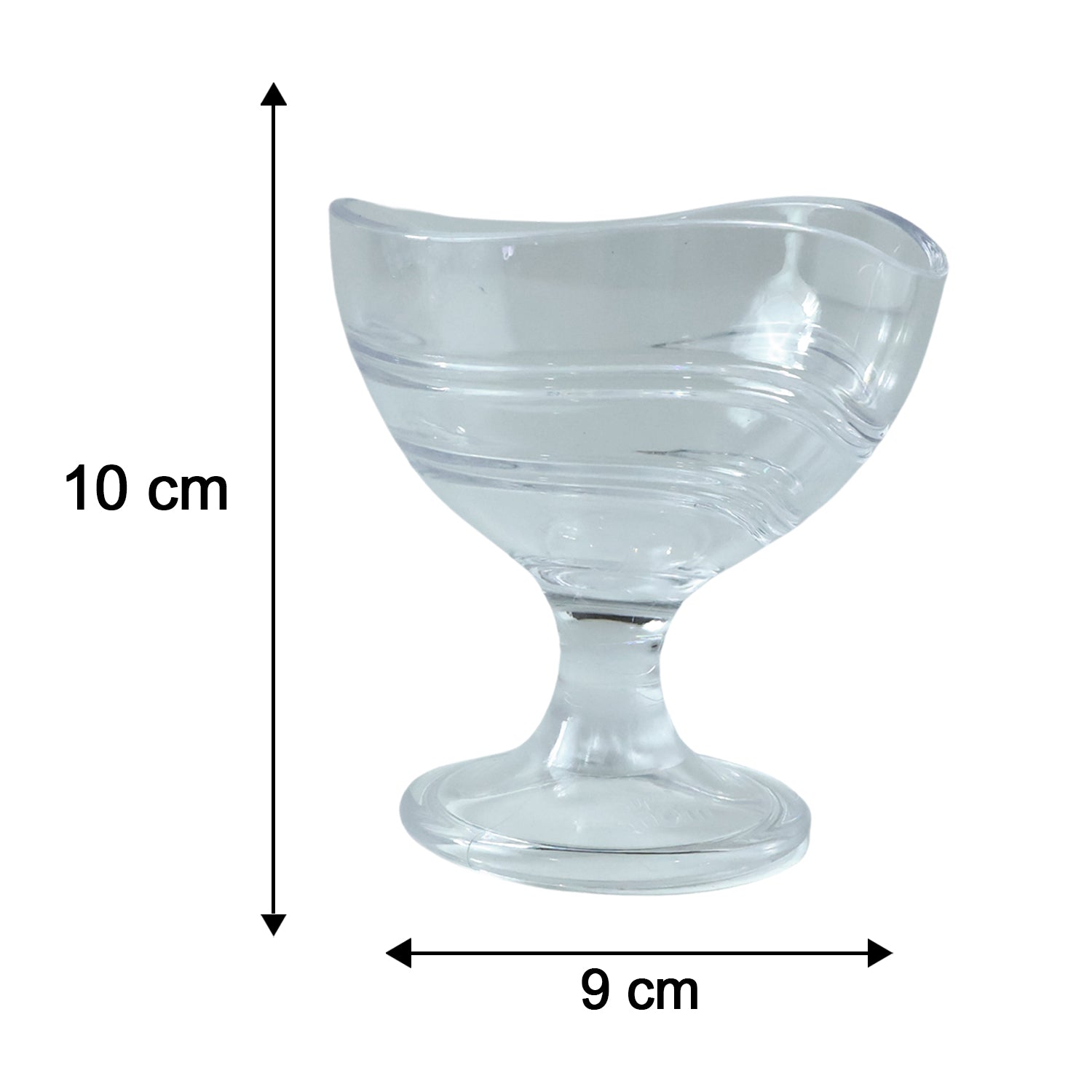 ALVENZA Unbreakable Creamy Dessert Bowls – Elegant, Durable & Crystal Clear
