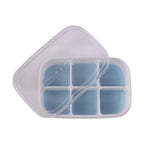 Mini Plastic 6-Cavity Ice Cube Tray Space-Saving & Reusable - Detail View 5