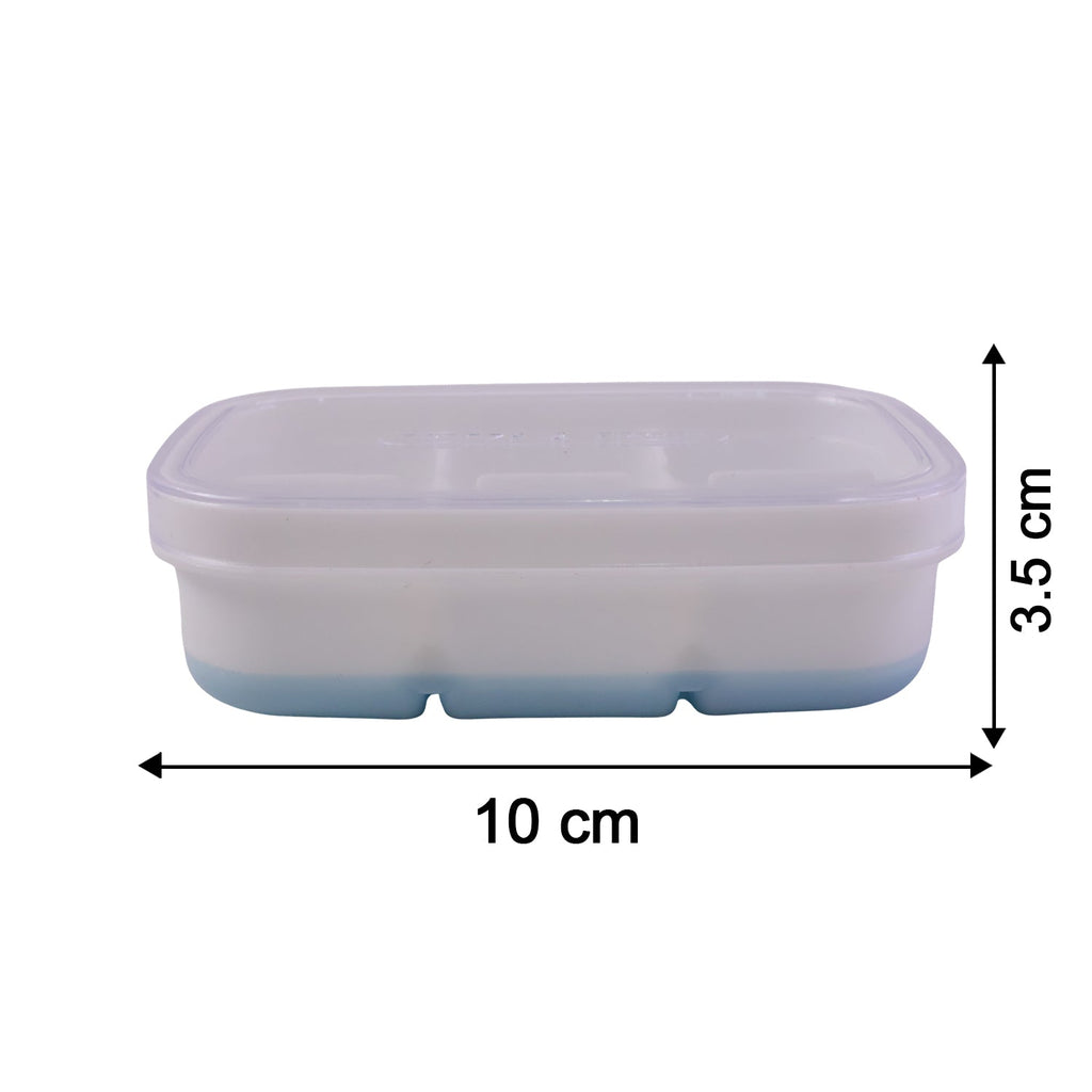 Mini Plastic 6-Cavity Ice Cube Tray Space-Saving & Reusable - Detail View 6