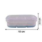 Mini Plastic 6-Cavity Ice Cube Tray Space-Saving & Reusable - Detail View 6