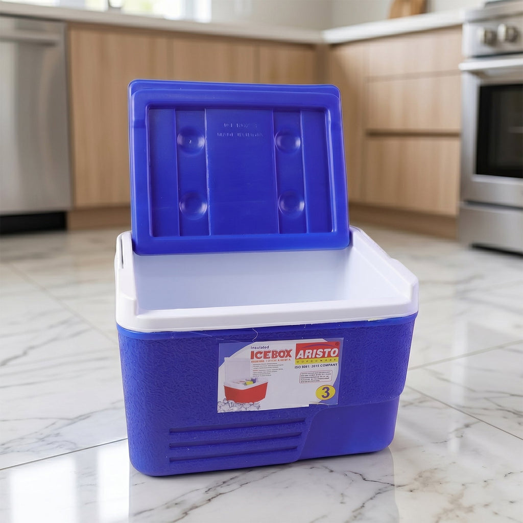 ALVENZA Heavy Duty Insulated Ice Box – 3 Litre Portable & Durable