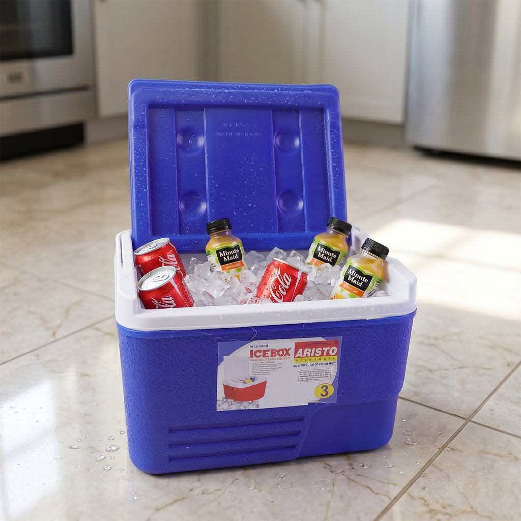 ALVENZA Heavy Duty Insulated Ice Box – 3 Litre Portable & Durable