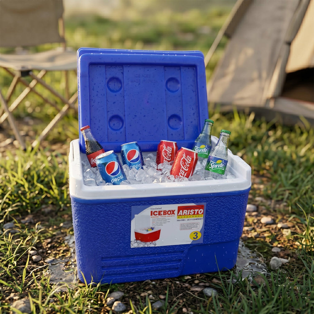 ALVENZA Heavy Duty Insulated Ice Box – 3 Litre Portable & Durable