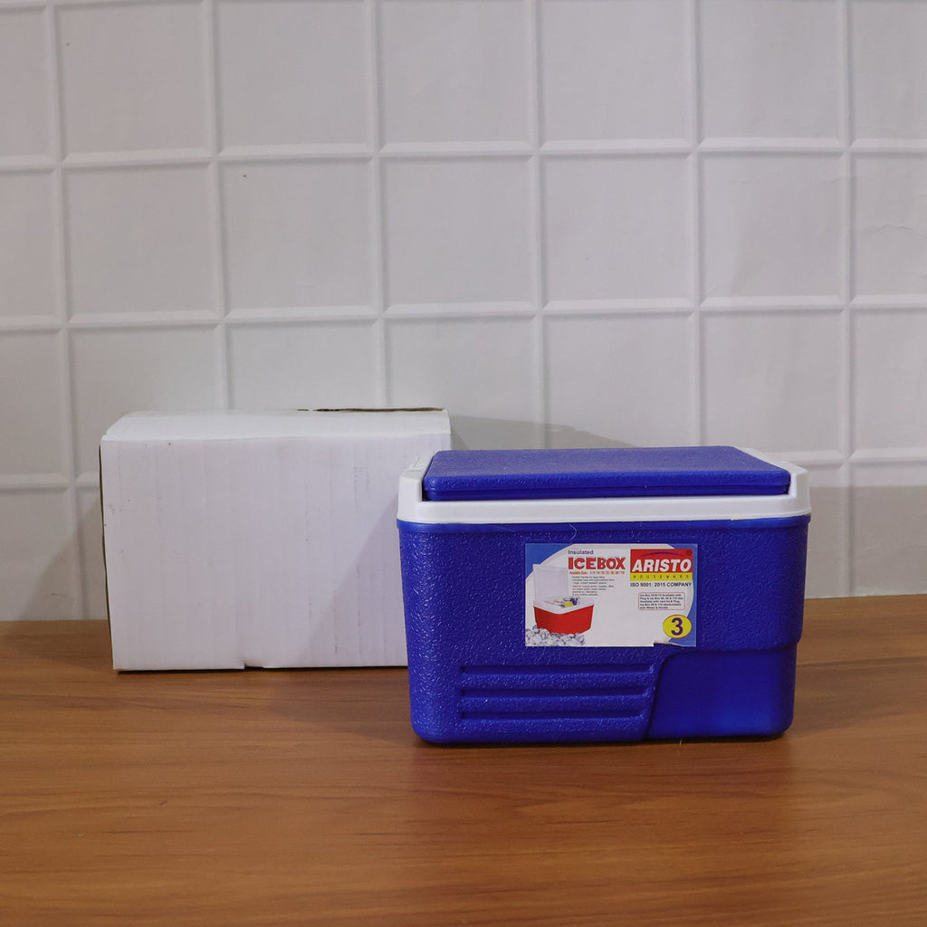 ALVENZA Heavy Duty Insulated Ice Box – 3 Litre Portable & Durable