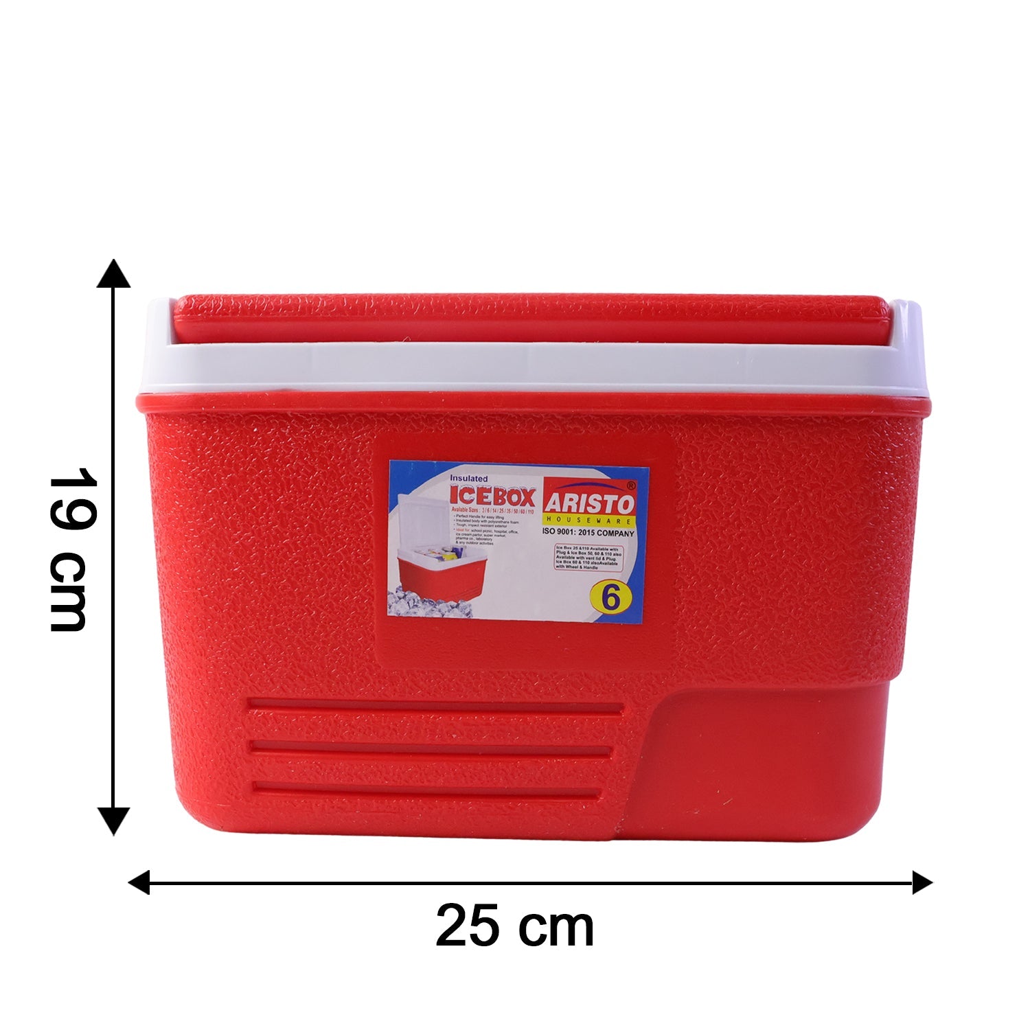 ALVENZA Heavy Duty Ice Box Cooler – 6 Ltr Travel & Outdoor Use