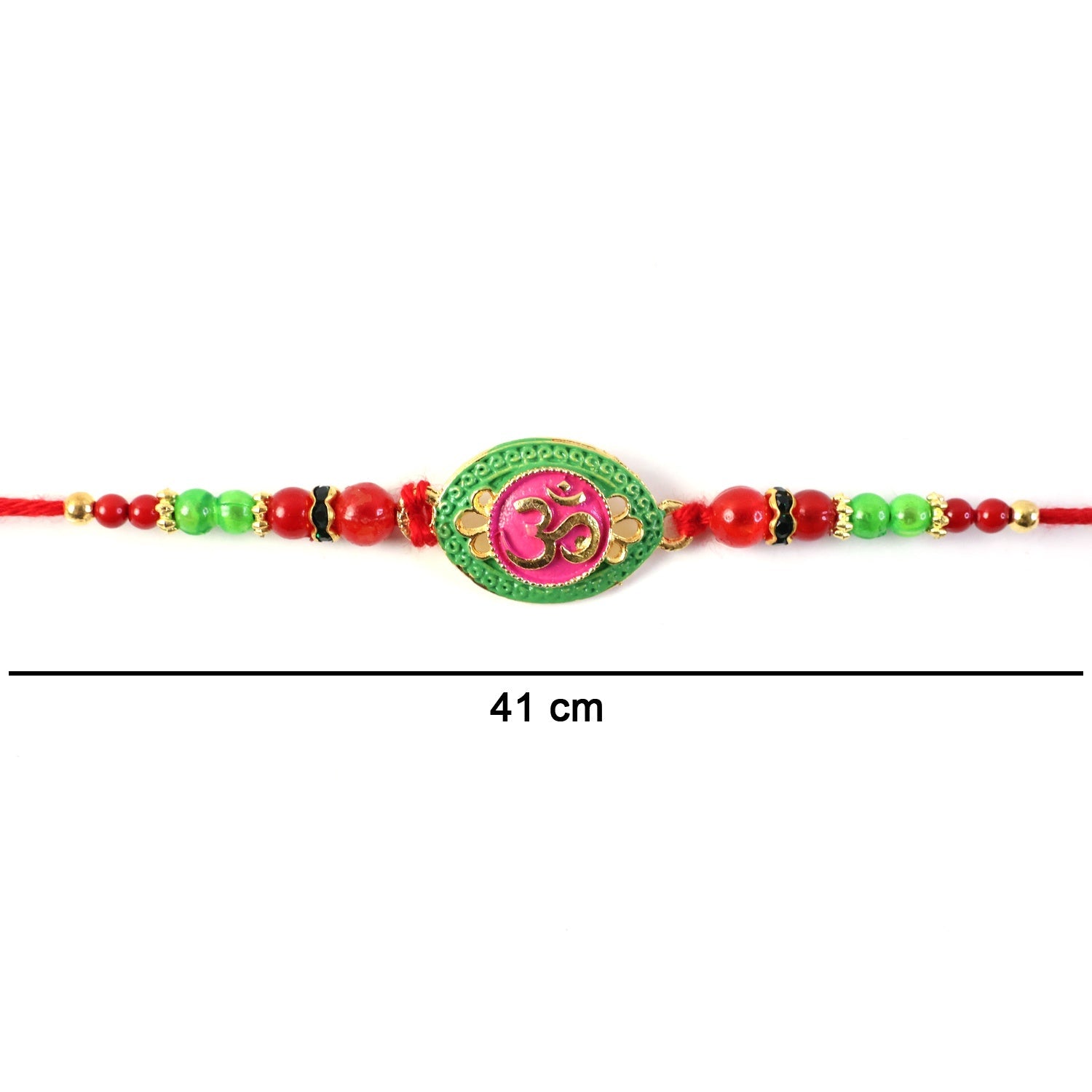 ALVENZA OM Symbol Rakhi – Elegant Designer Thread for Raksha Bandhan