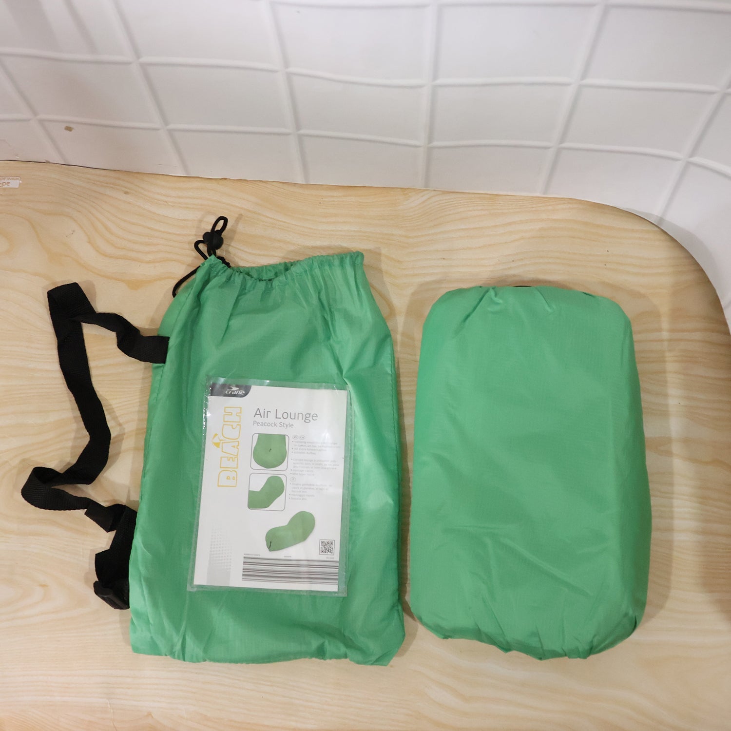 Inflatable Lounger Portable & Comfortable for Indoor & Outdoors - Detail View 8