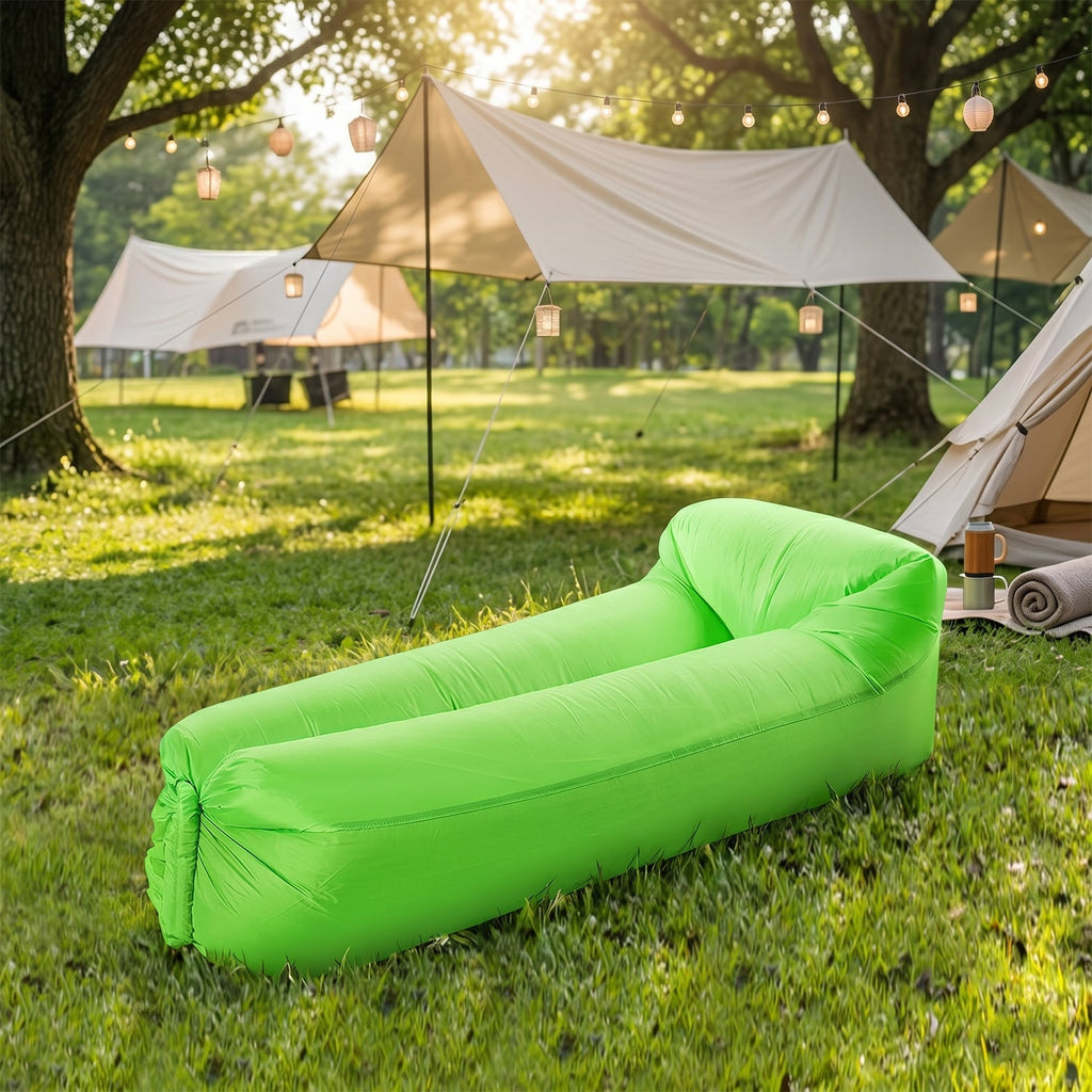 Inflatable Lounger Portable & Comfortable for Indoor & Outdoor Use - Detail View 5