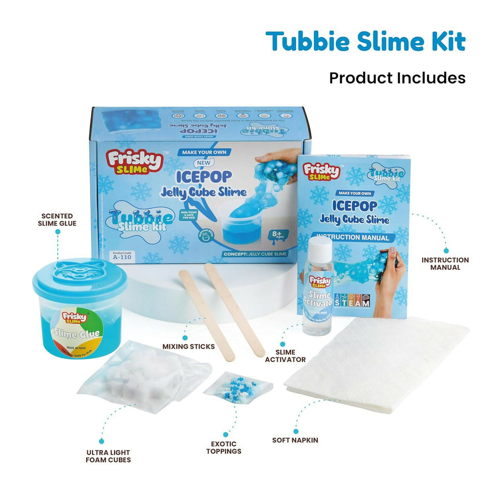 ALVENZA Jelly Cube Slime Kit – Super Shiny & Stretchy DIY Fun for Kids