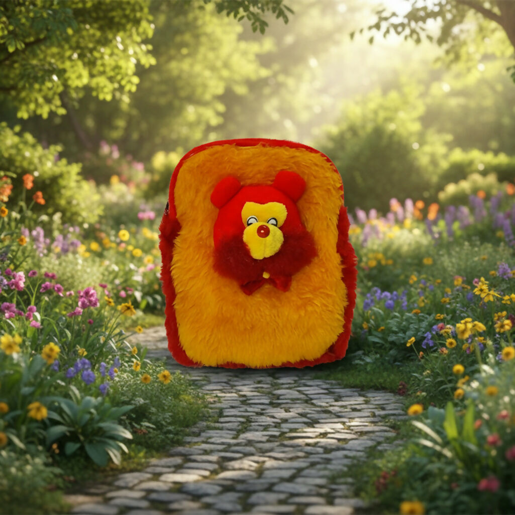 ALVENZA Animal Face Kids Backpack – Soft Plush & Lightweight Bag for Toddlers