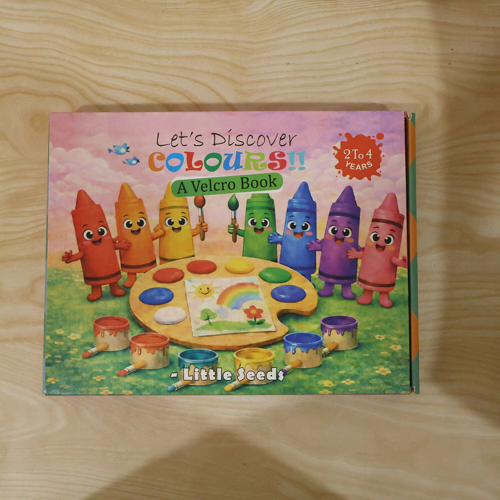 ALVENZA Kids Colour Learning Book – Fun Velcro Matching Activities for Toddlers