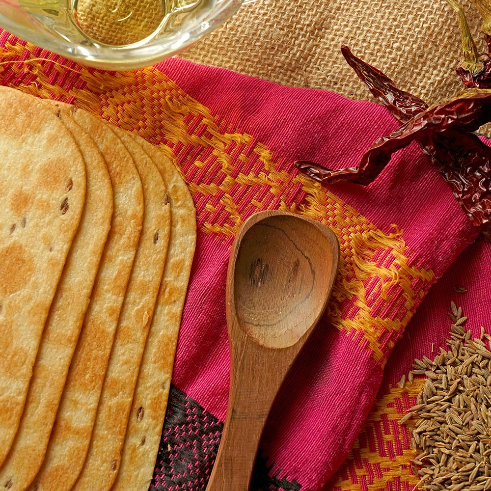 Khakhra Combo Pack Healthy Baked Wheat Chips | Maniarr's - Side View