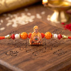 ALVENZA Pramukh Swami Maharaj Devotional Rakhi – Traditional Brother Gift