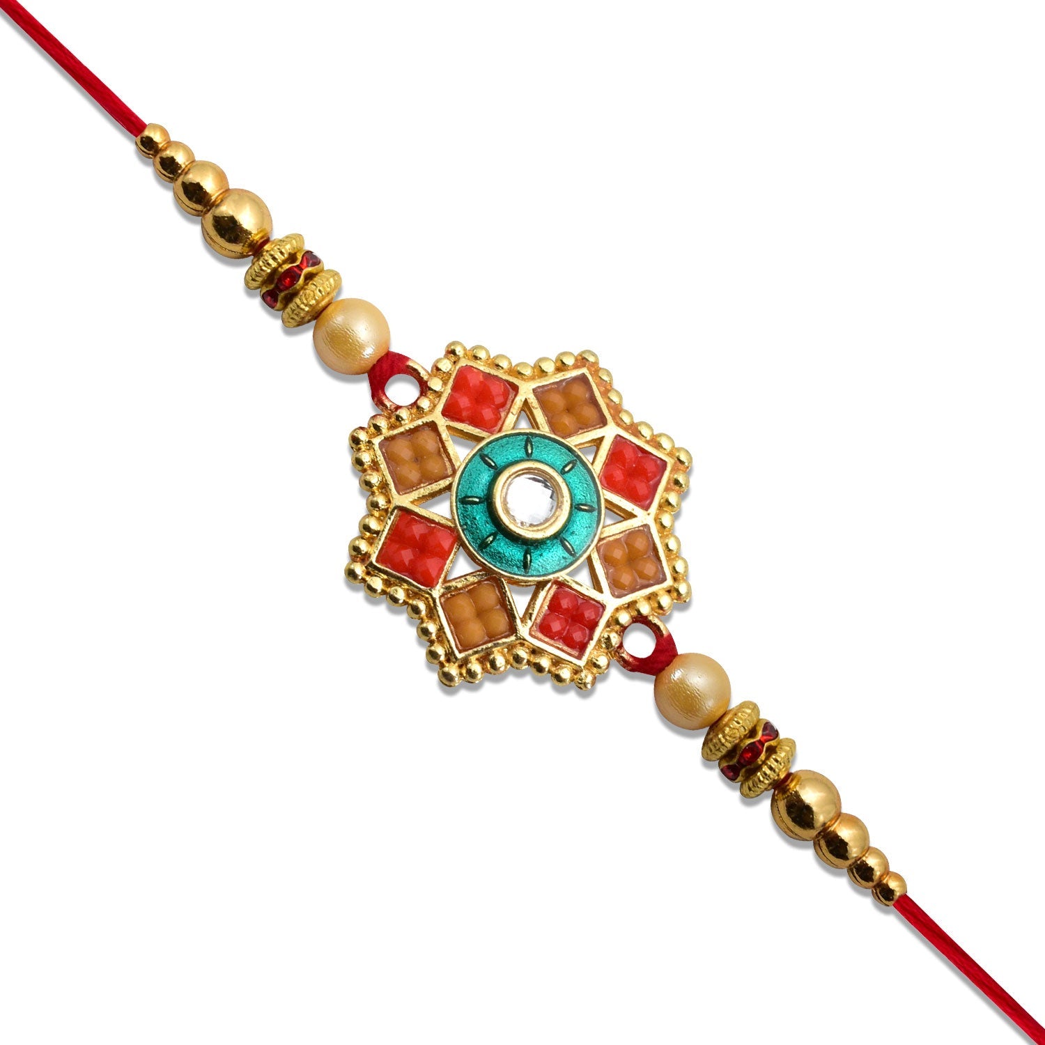 ALVENZA Traditional Unique Shape Rakhi – Skin-Friendly & Handcrafted Design