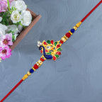 ALVENZA Rakhi - Traditional Peacock Design for Brothers & Sisters