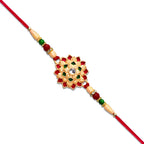 ALVENZA Flower Design Rakhi - Elegant Floral Thread for Brother