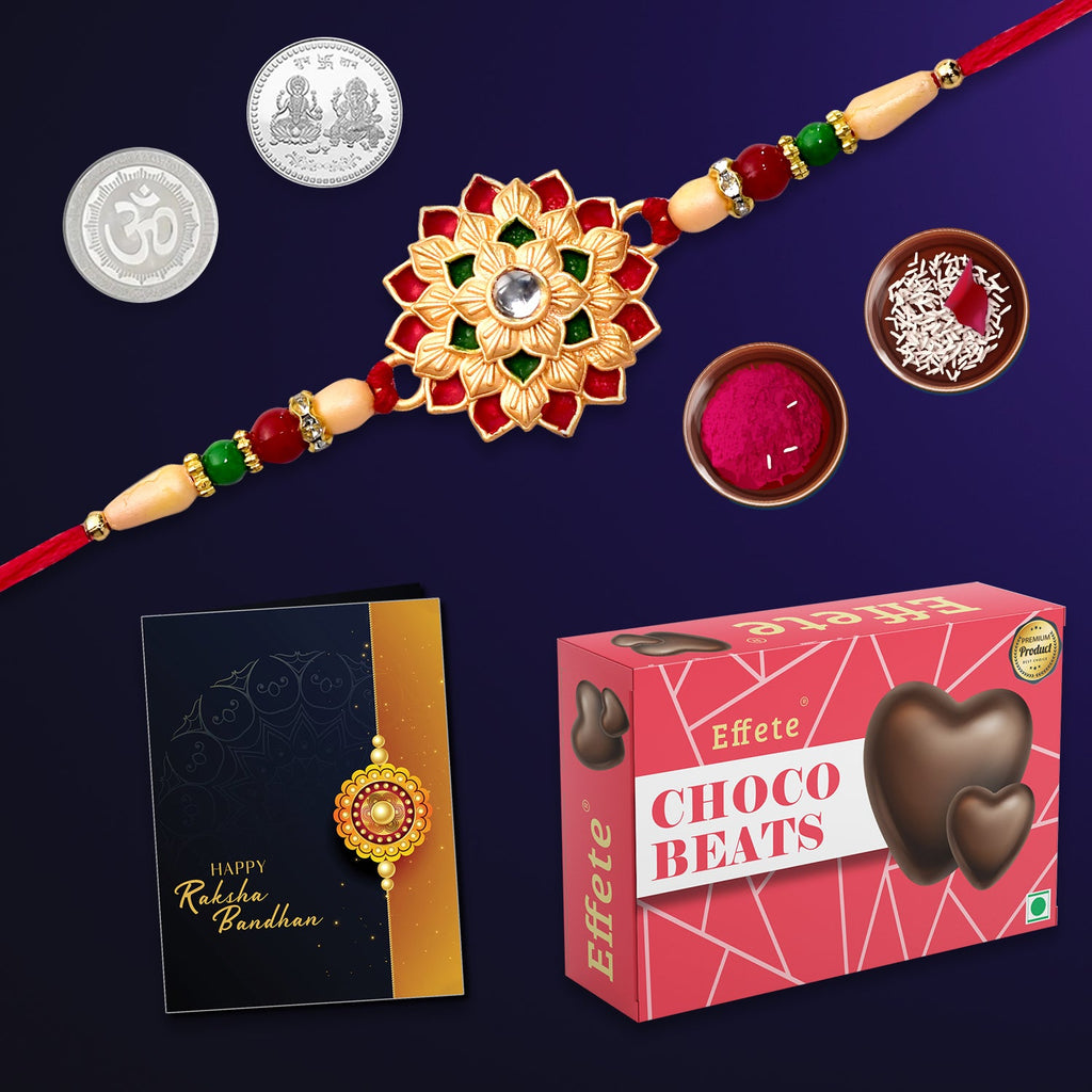 ALVENZA Rakhi Gift Combo - Complete Celebration Hamper for Brother - Raksha Bandhan Gift