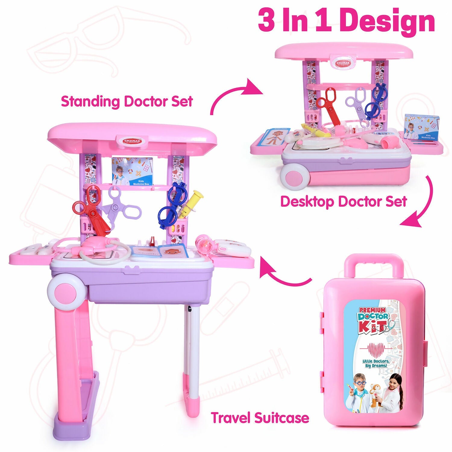 ALVENZA Kids Doctor Set – Realistic, Fun & Educational Play Kit