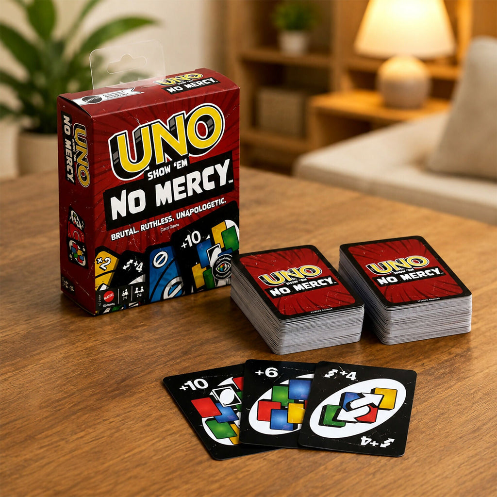 ALVENZA UNO Show ’Em No Mercy Card Game – Extreme Rules & Thrilling Play