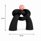 ALVENZA Modern Abstract Knot Sculpture – Elegant Home Decor Accent