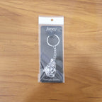 ALVENZA Silver Finish Bal Krishna Metal Keychain – Elegant Devotional Charm