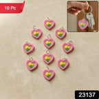 ALVENZA Cute Heart & Flower Bag Charm Set – Versatile & Stylish