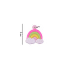 ALVENZA Rainbow Cloud Keychain – Vibrant and Durable Accessory Set