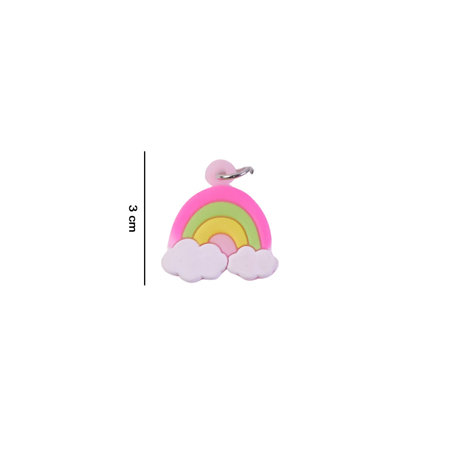 ALVENZA Rainbow Cloud Keychain – Vibrant and Durable Accessory Set