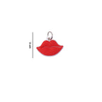 ALVENZA Lips Shape Bag Charm Keychain – Trendy Decoration for Bags & Keys