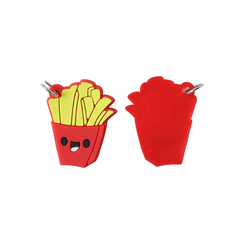 ALVENZA French Fries Bag Charm Keychain – Fun Food-Themed Accessory