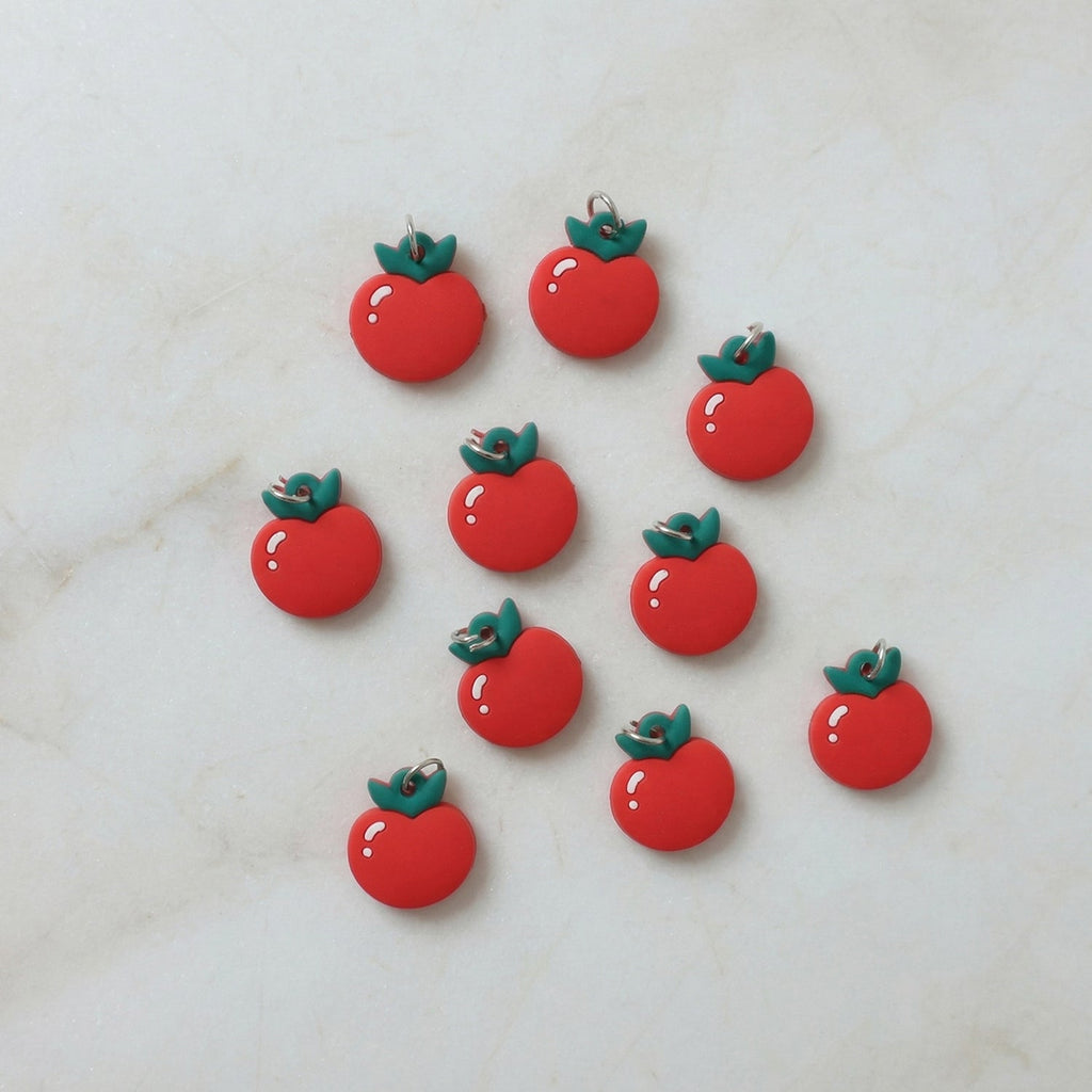 ALVENZA Red Apple Keychain – Cute & Versatile Bag Charm for Gifts