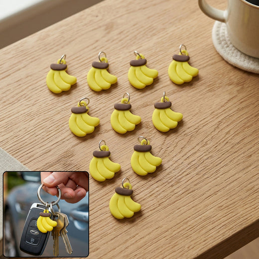 ALVENZA Banana Shape Keychain – Fun and Trendy Bag Accessory
