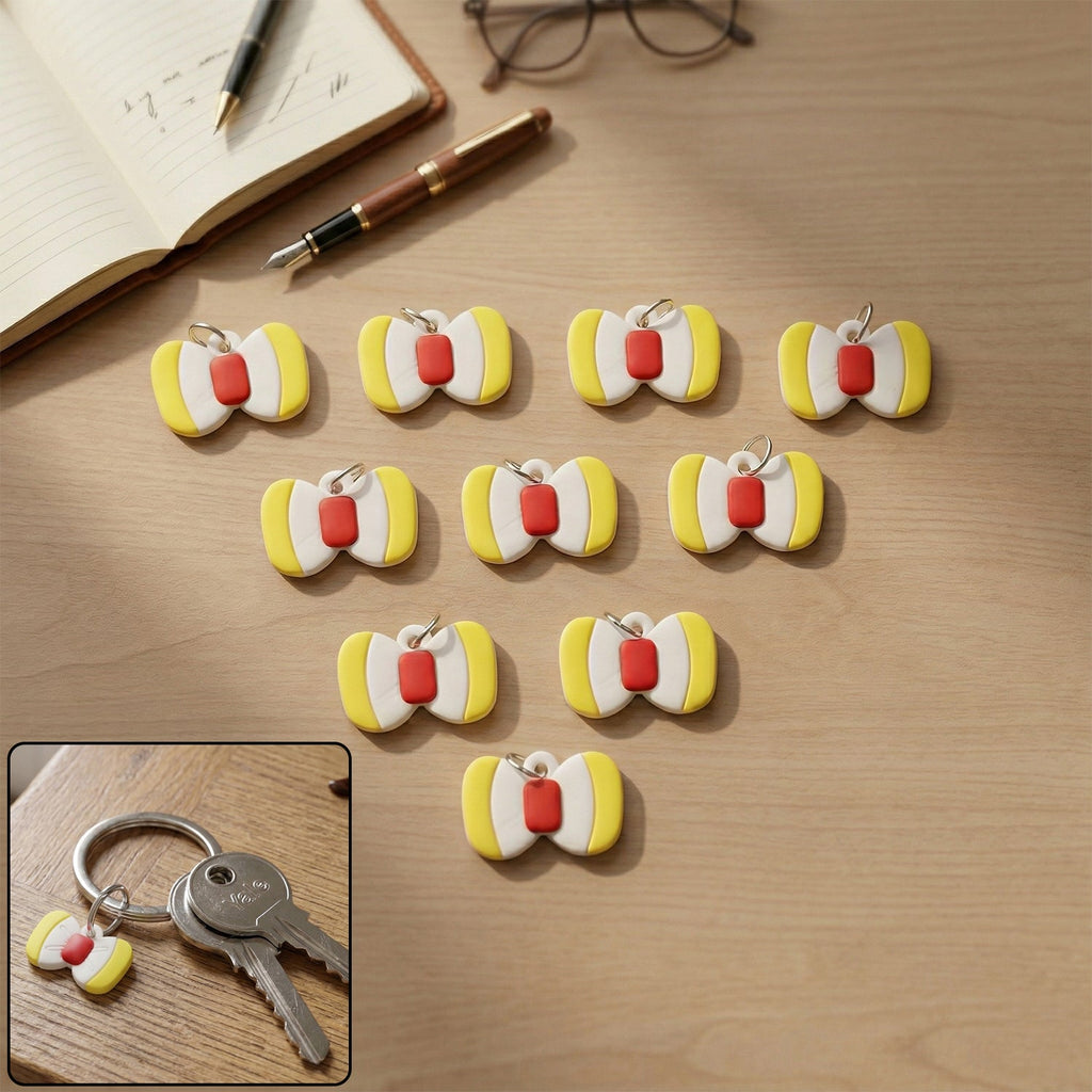 ALVENZA Keychain Accessories – Stylish Bow Design for Bags & Keys