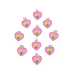 ALVENZA Cute Heart & Flower Bag Charm Set – Versatile & Stylish