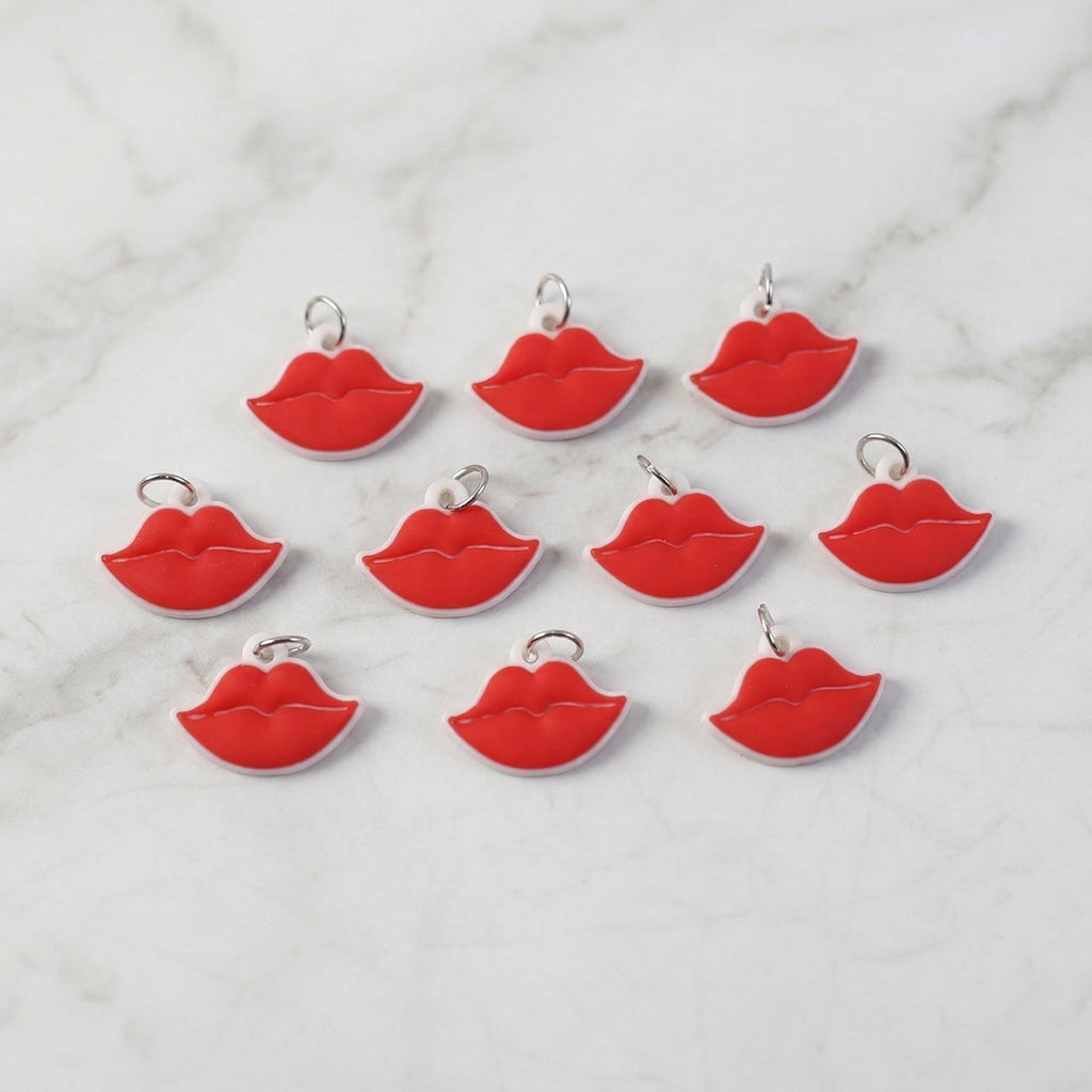 ALVENZA Lips Shape Bag Charm Keychain – Trendy Decoration for Bags & Keys