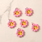 ALVENZA Keychain for Kids | Cute Floral Smileys & Long-lasting Durability