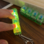 Mechanical Keyboard Switch Keychain Satisfying Click & LED Light - Detail View 5