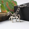 ALVENZA Horse Shape Keychain – Elegant Metallic Shine Accessory