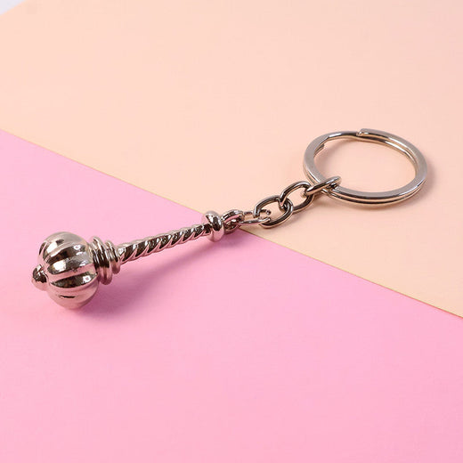 ALVENZA Gada Keychain – Stylish Metallic Symbolic Accessory