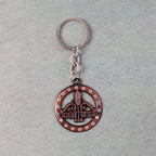 ALVENZA Jai Shree Shyam Keychain – Durable Metal with Crystal Accent