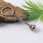 ALVENZA Gada Keychain – Stylish Metallic Symbolic Accessory