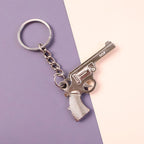 ALVENZA Gun Shape Keychain – Durable Metal Accessory for Stylish Key Organisation