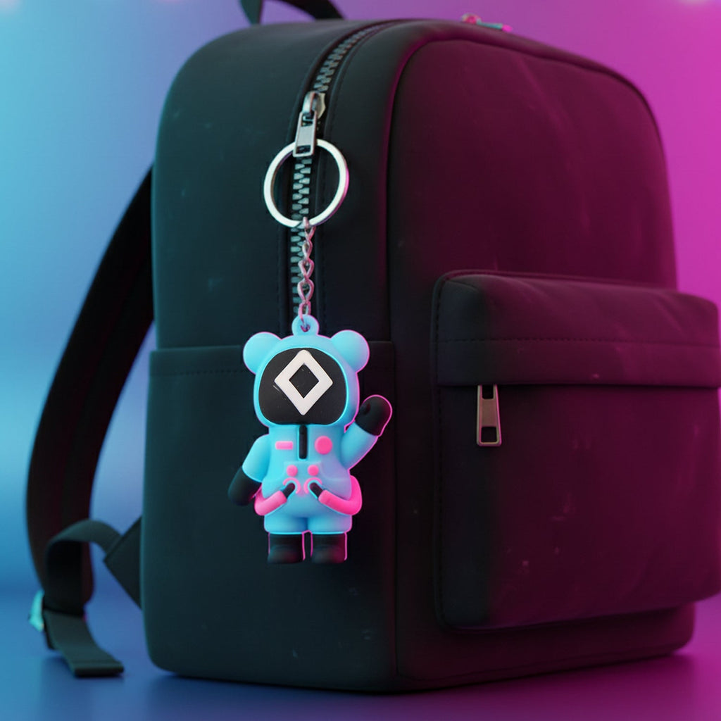 ALVENZA Cute Silicone Keychain – Vibrant, Durable & Fun Accessory