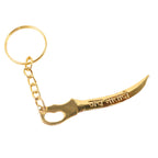ALVENZA Golden Mataji Sword Keychain – Durable & Stylish Devotional Accessory