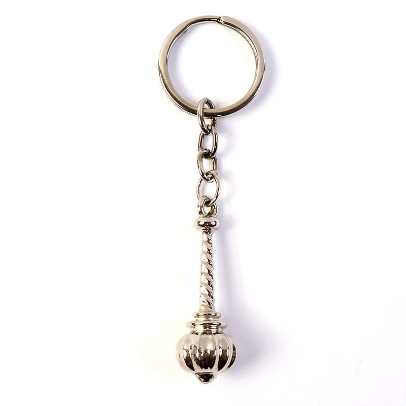 ALVENZA Gada Keychain – Stylish Metallic Symbolic Accessory
