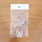 ALVENZA Horse Shape Keychain – Elegant Metallic Shine Accessory