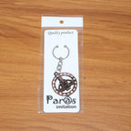 ALVENZA Jai Shree Shyam Keychain – Durable Metal with Crystal Accent